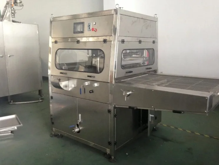 Полностью Автоматическая пекарная машина Skywin бисквитная вафельная форма для торта шоколадного покрытия закалка новый соединенный охлаждающий туннель