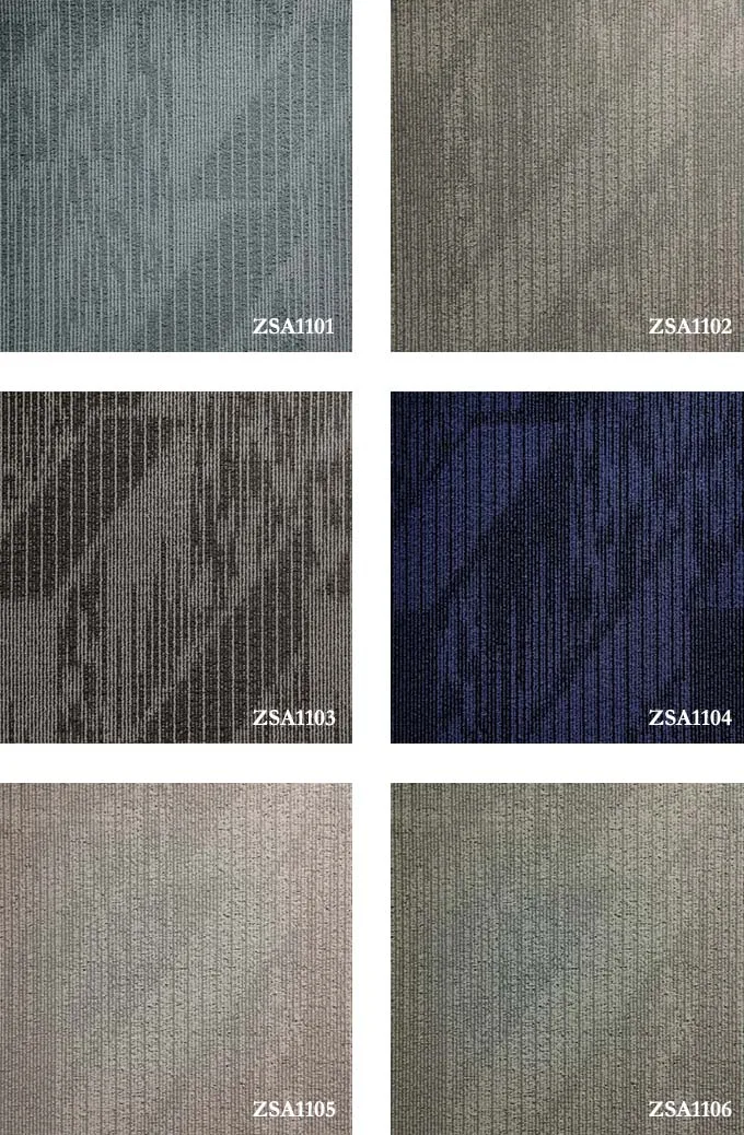 Commercial  60*60 Nylon Jacquard Carpet Square Carpet Tiles For office