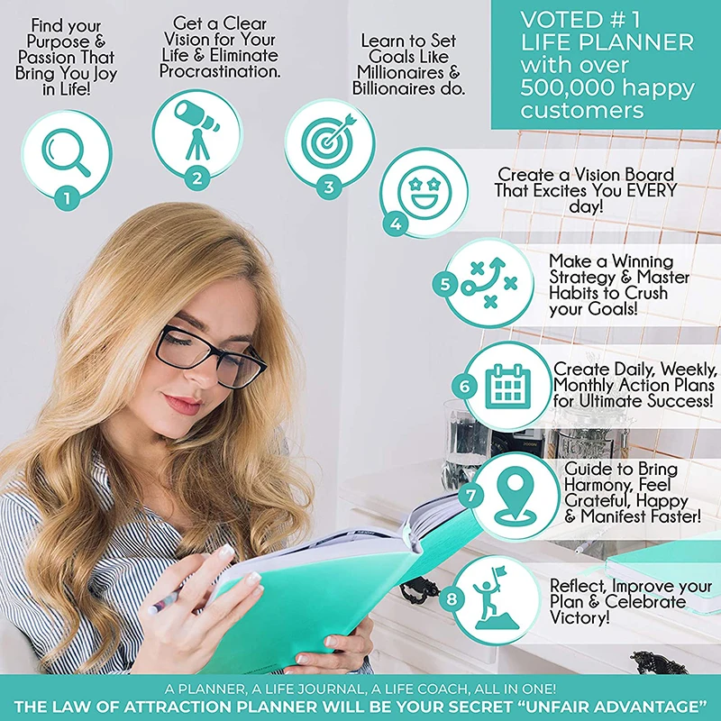 Wholesale Custom Planner Printing Christian 90 Days Planner Law Of Attraction Planner