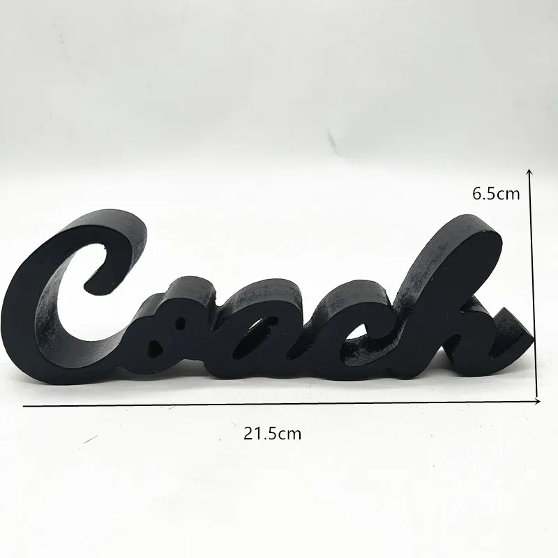 Customizable wood letters standing letters  black  alphabet