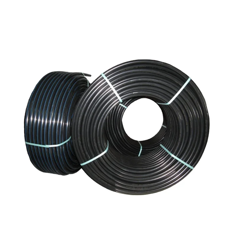 32mm 40mm 50mm 2 Inch Poly Tube Universal Black Irrigation Water Supply Sewage System Plastic HDPE Coil Pipe