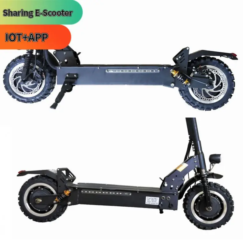 2020 China Big Wheel Scooter 4000W 5000W 72V Adult Dual Motor Electric Cruiser Motorcycle Bike Kit