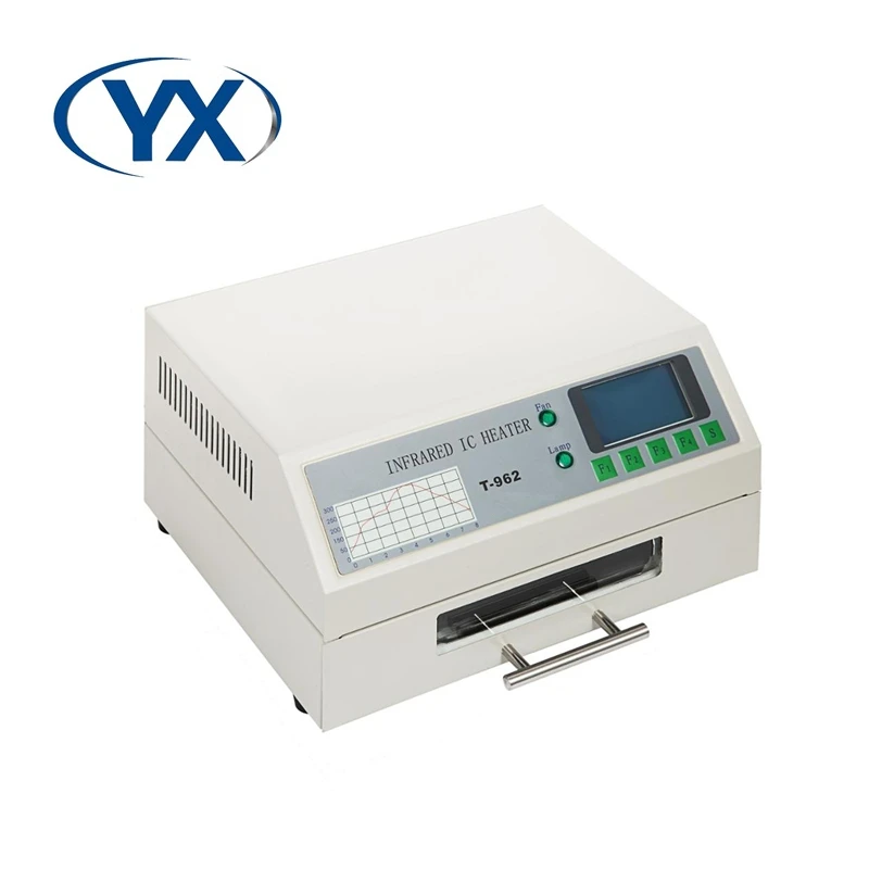 Монтажная линия Benchtop типа SMT T962, инфракрасный конвейер горячего воздуха, духовка для пайки печатных плат