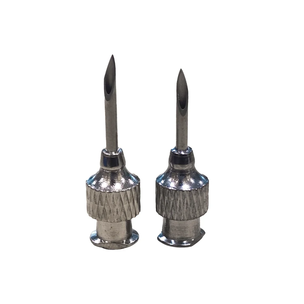 KD405 многоразовая круглая ступица из нержавеющей стали для подкожных инъекций ветеринарного использования