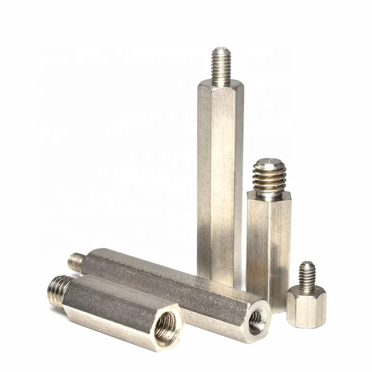 Double head male and female thread pcb hex standoff screw board rack hardware quick snap threaded spacer M2 M2.5 M3 M4 15mm 25mm