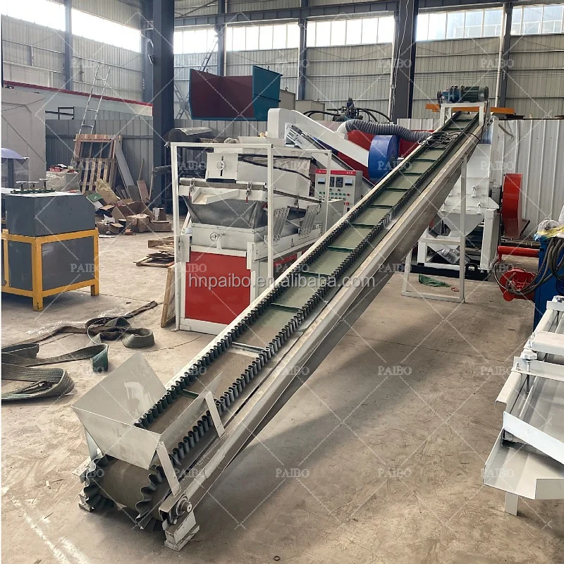 Mini-Type Automatic Metal Metallurgy Machinery Scrap Cable Wire Shredder Equipment Copper Wire Recycling Machine