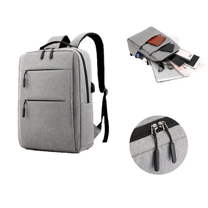 Hot Sale durable waterproof nylon computer bags multi-Layer multi-functional portable business 15.6 inch men laptop backpack