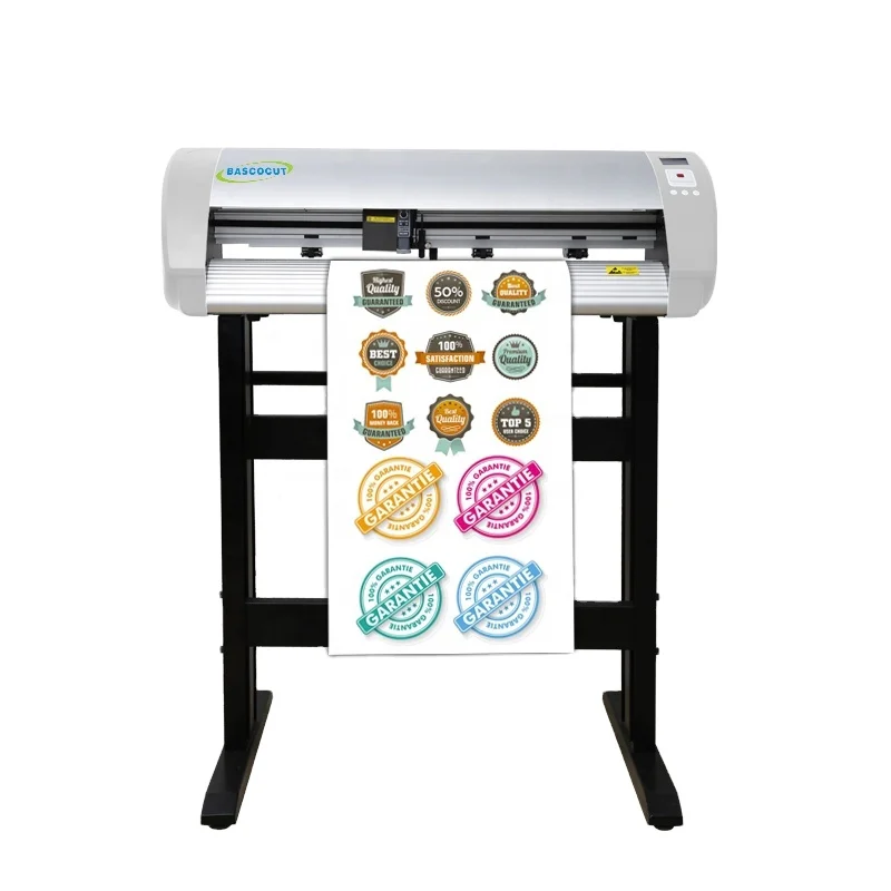 Bascocut 24' Optical Sensor Graph Sticker Cutting Plotter with Stepper Motor Driver All-Time Favorite Vinyl Cutter