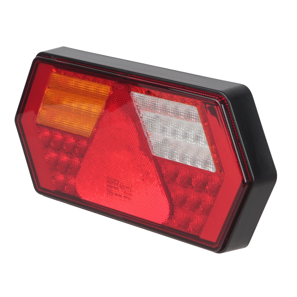 Emark approved superior quality 223mm 8.8inch rectangular multifunctional stop tail direction reverse and rear fog light