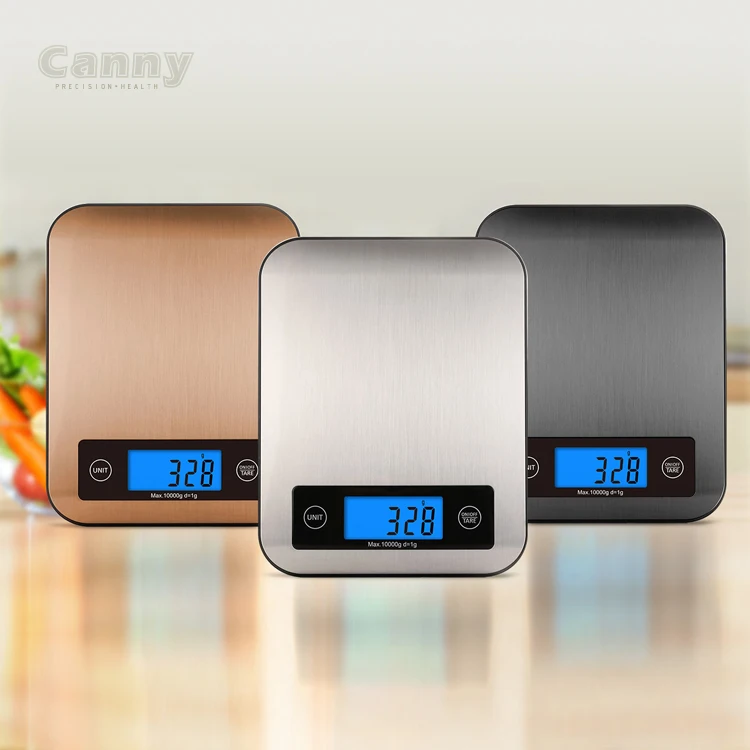 Custom Digital Balance Alimentaire Grams Ounces for Weight Loss 304 Stainless Steel Food Weight Scale 10kg