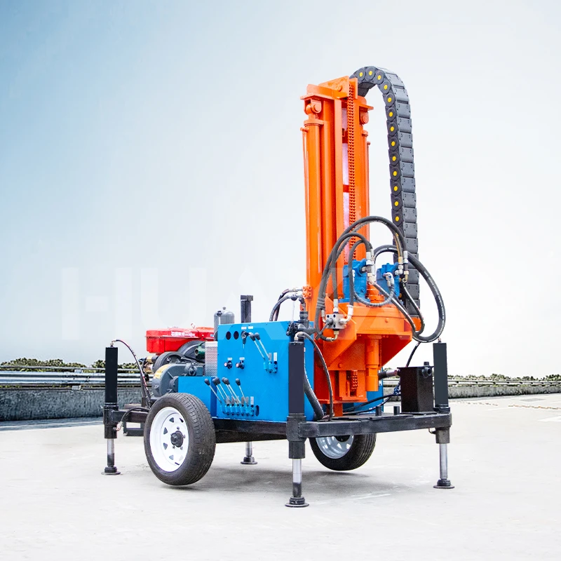 230mm diameter borehole embedded with mud pump for household water well drilling machine