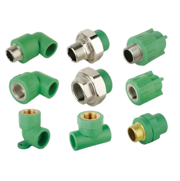 PPR Material Female Thread 90 Degree Elbow Pipe Fitting for Water Composed of PP PC AS PPS