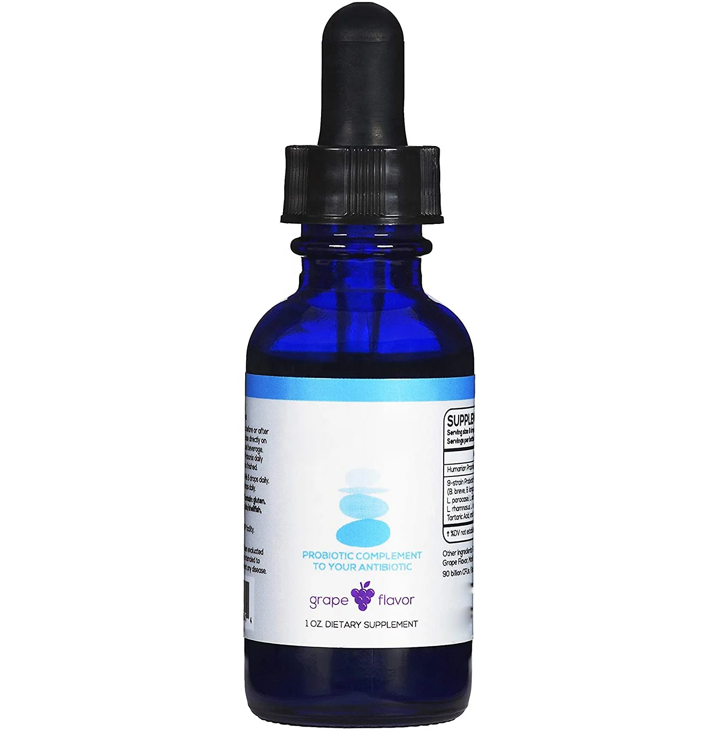Private label Probiotic for Use with Antibioitics Organic Liquid Probiotic Drops Made of 9 Probiotic Strains 30ml