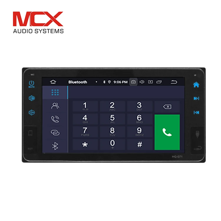 MCX Customization various styles supports Blue tooth connection DVD CD disc multifunction car player