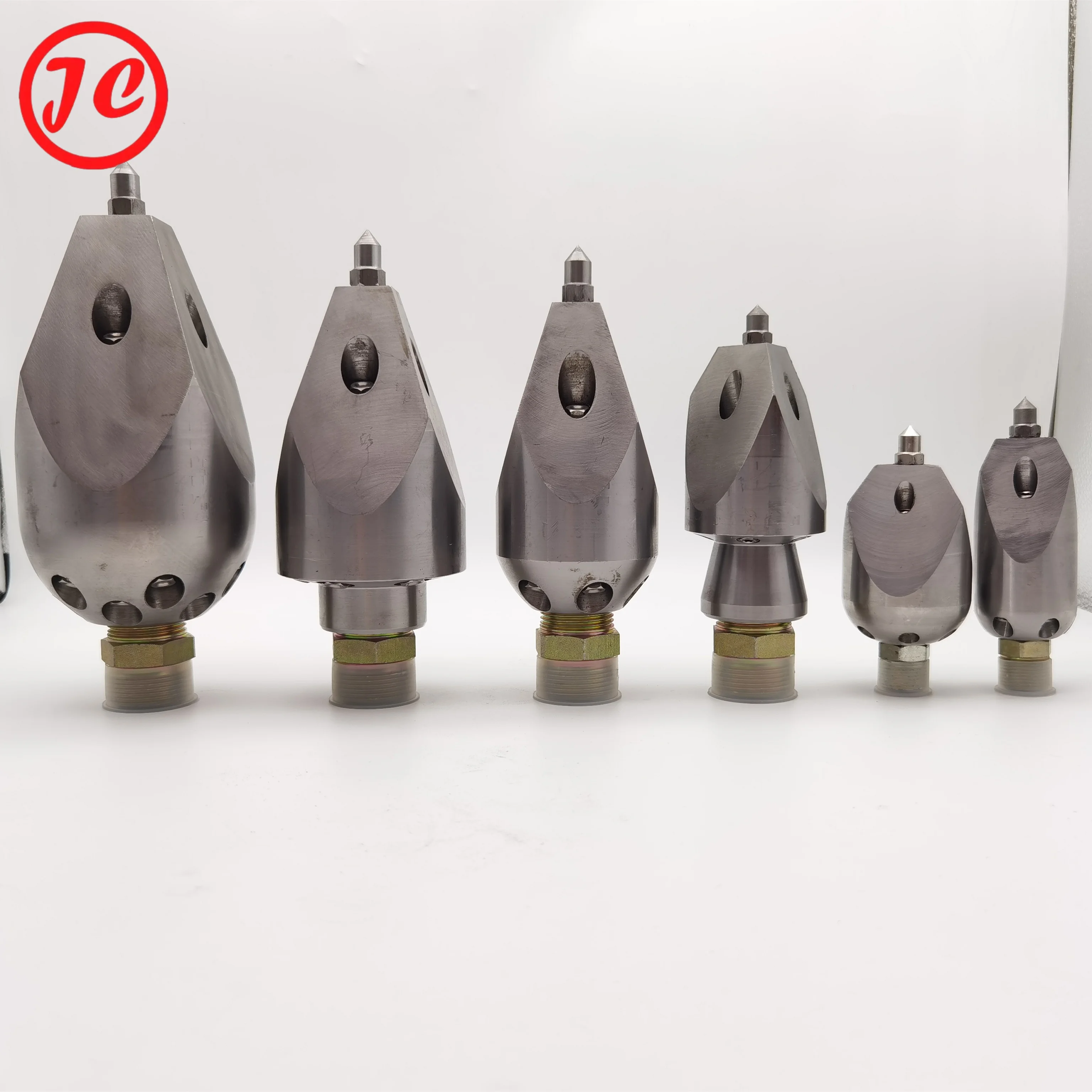 Cleaning and dredging nozzle Pagoda mine sewer rat head rotary dirt cleaning high-pressure nozzle nozzle