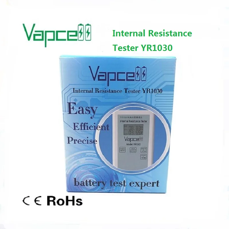 Mooch test YR1030 Resistance Voltage  internal resistance Tester battery vapcell YR1030 lithium battery YR1030 tested