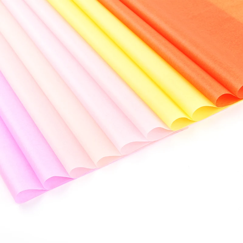 Wholesale custom high quality printed tissue paper  flower packing paper  gift wrapping paper