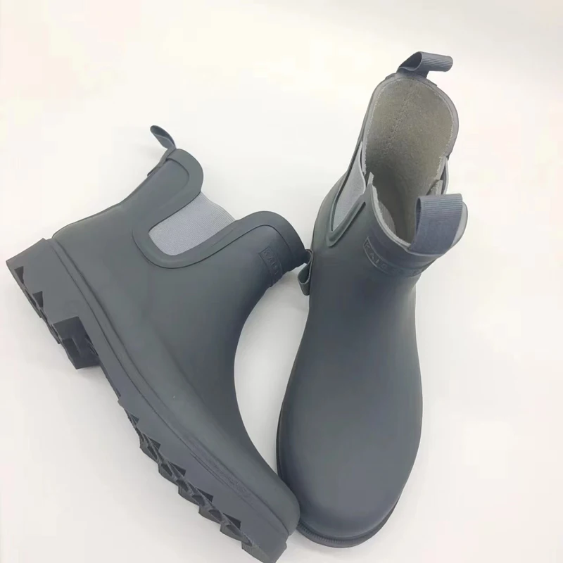 Fashion Stylish Winter Gumboots Wellies Adult Rubber Rain Boots For Women