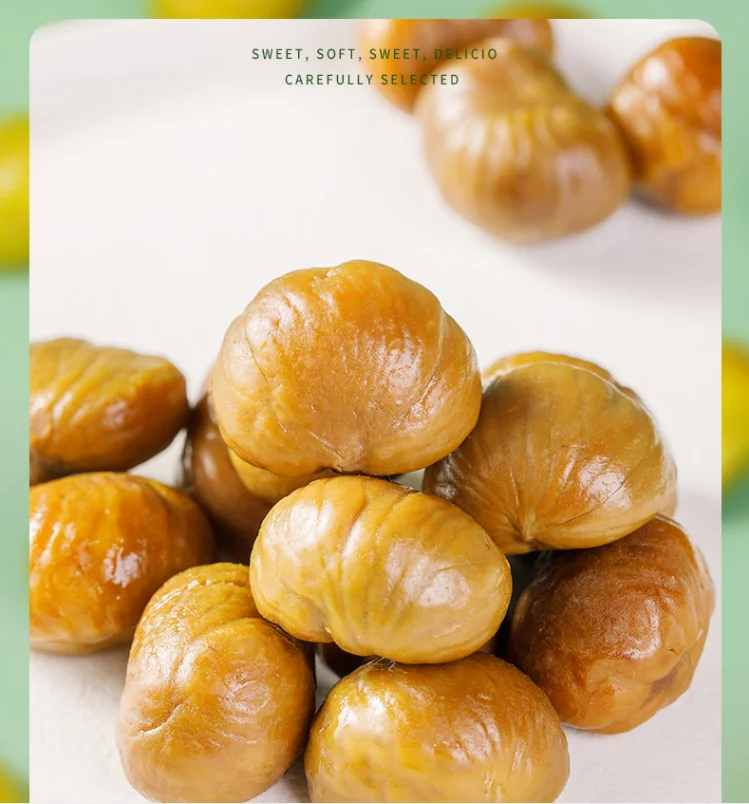 Chestnuts Wholesale Roasted Honey Chestnuts With Plastic Packing