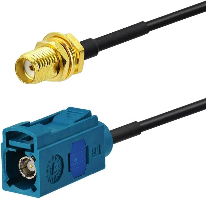 Sma-fakra female cable antenna adapter for gps SMA to Z fakra female to sma gps active antenna fakra