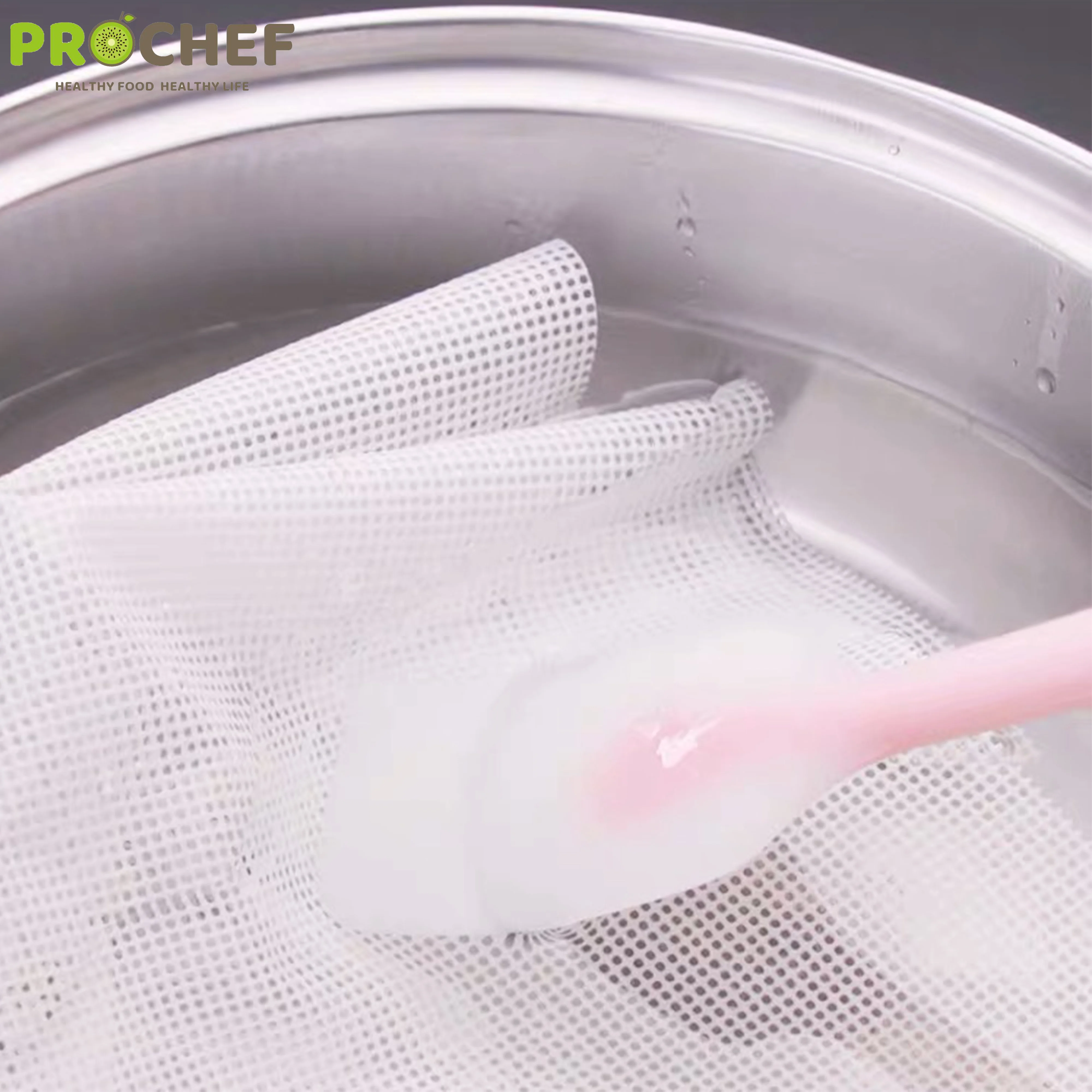 manufacturer wholesale mesh non-sticky 40x40cm white color silicone dehydrator mat