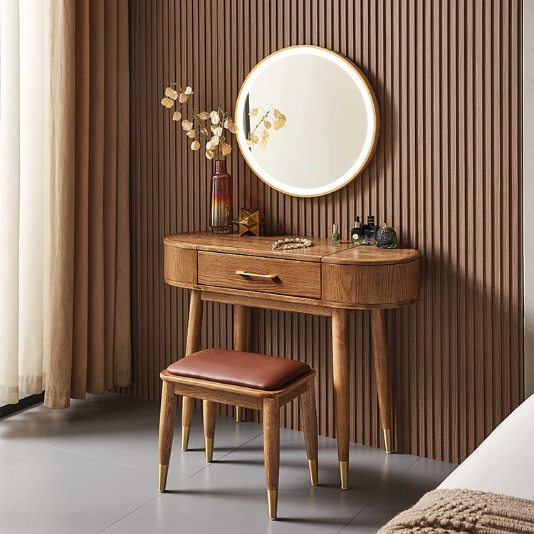 Hot Sale Wooden Bedroom Dresser Set Storage Dresser With Mirror Dressing Table