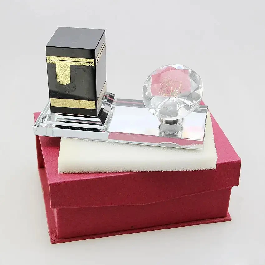 2023 Factory Direct New Design the Latest Muslim Hot Kaaba Model Crystal Islamic Gift