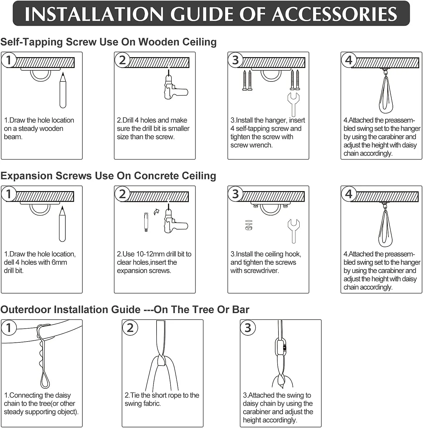 Customized Lightweight Sensory Swing Relief Autism Therapy Yoga Aerial Hammock Swing For Kids Indoor Integration Sensory Swing