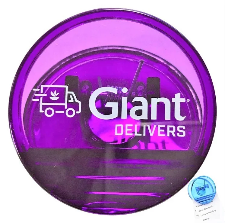 Оптовая продажа, рекламный круглый пластиковый магнитный держатель/зажим для записей