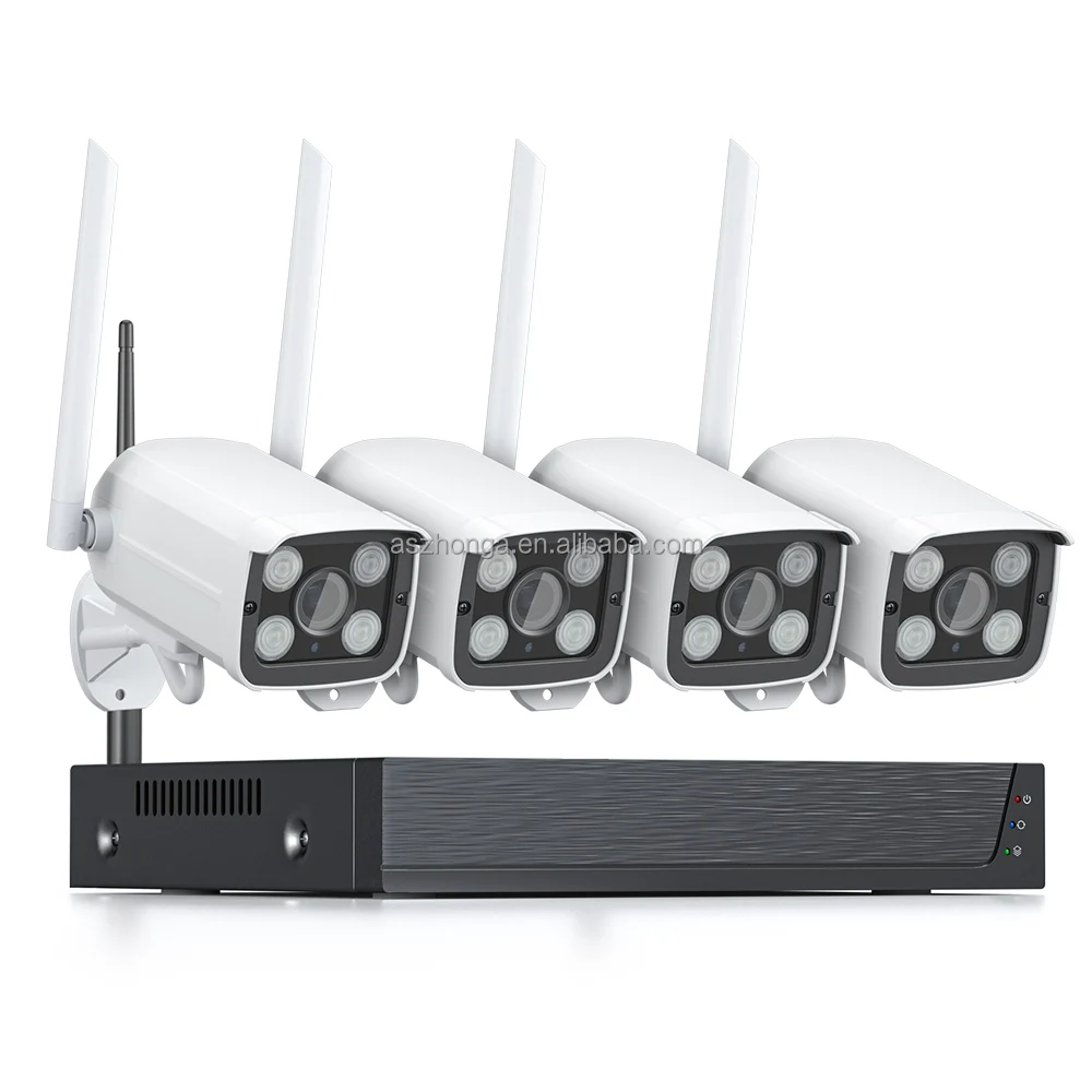 Tuya Smart Home 2CH 4CH Wireless 1080P 3MP 5MP NVR Kit Security CCTV WIFI Camera System  Outdoor Waterproof Security System