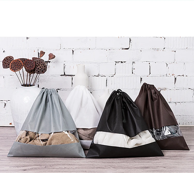 Factory Price Canvas Cotton Drawstring Shoe Bags Cloth Dust Bag, Dustbag for shoes