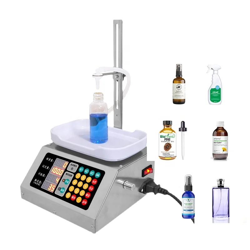 gravimetrichigh precision essential oil perfume oral liquid solution spray filling machine