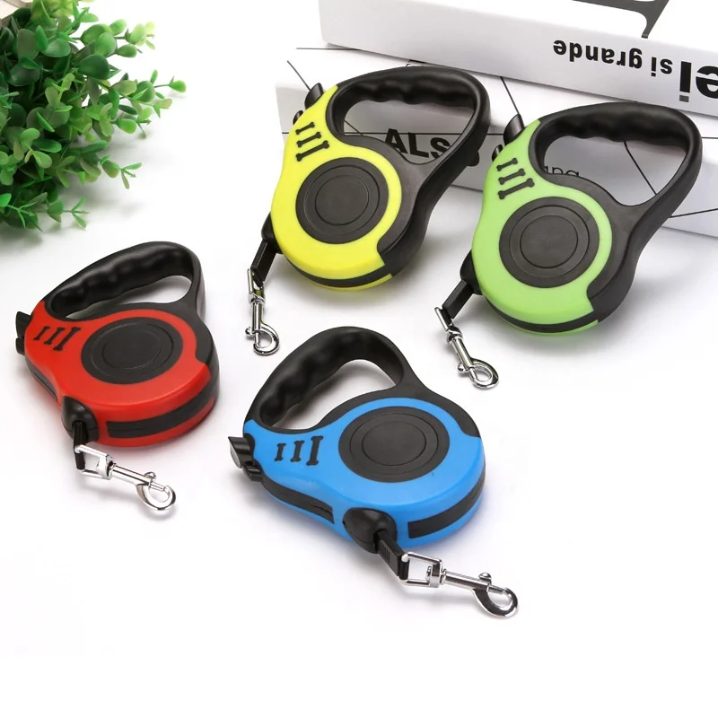 Wholesale Customize Logo Heavy Duty Adjustable Collars Dog Accessories Lead Strap Automatic Pet Retractable Dog Leash