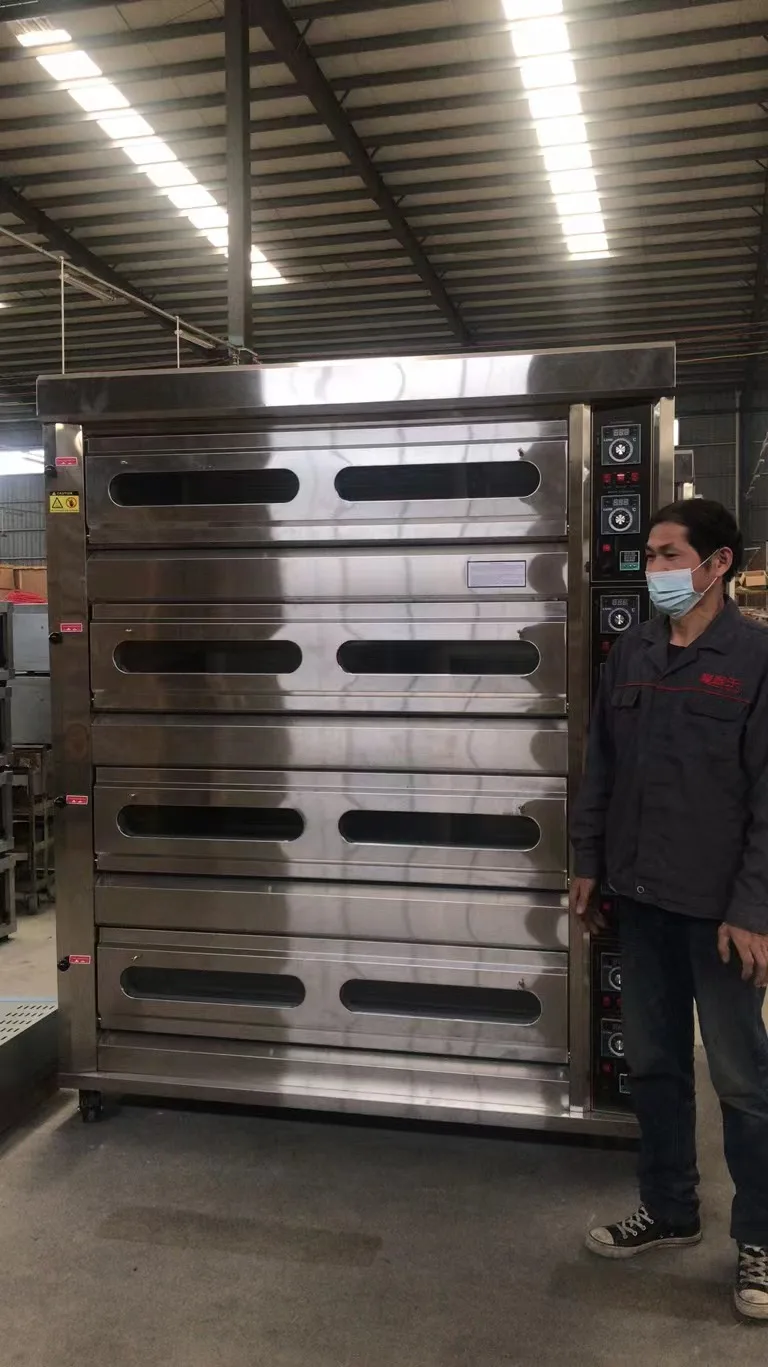 4deck 16 tray industrial pizza oven pizza gas  oven for bread baking