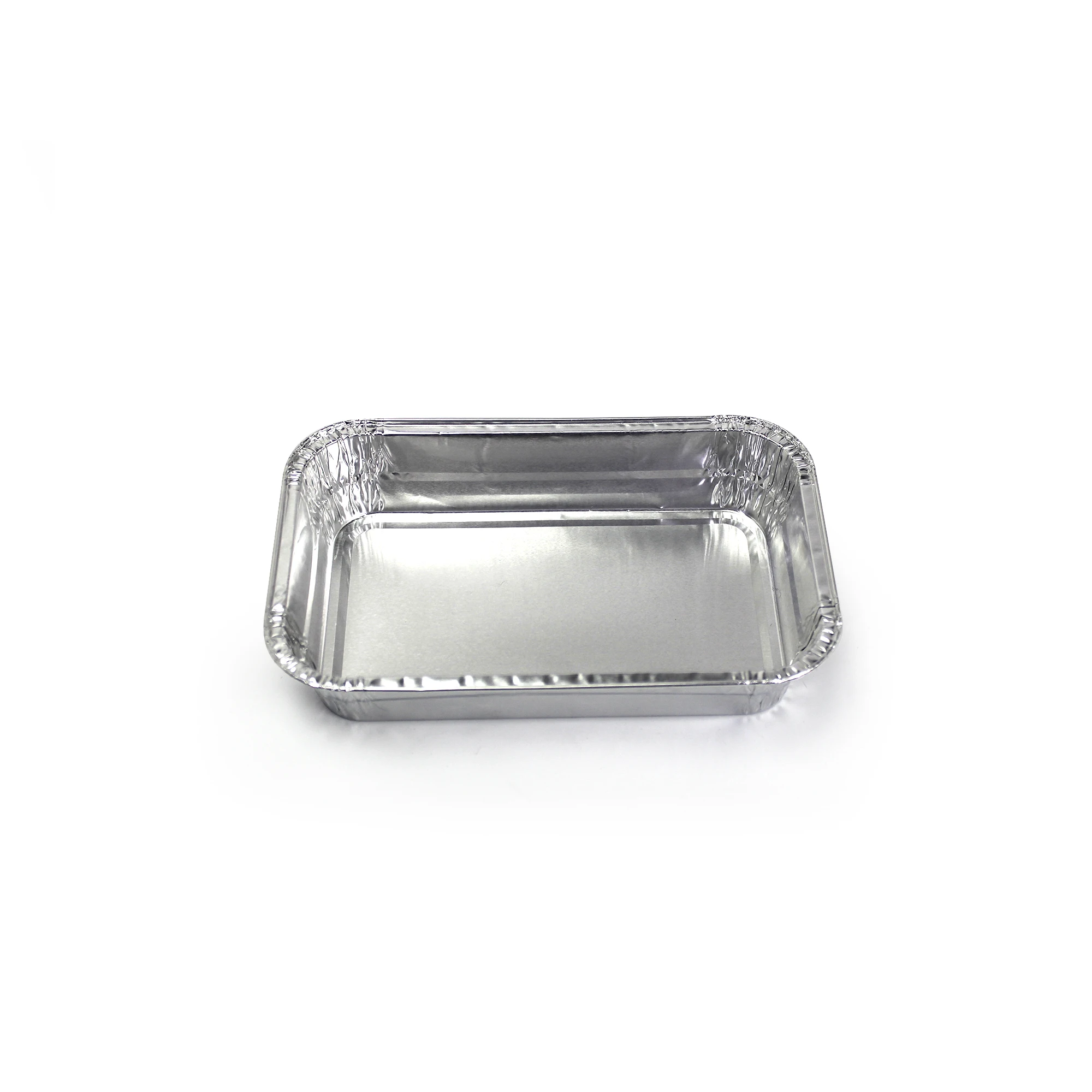 OEM Disposable Airline Use Aseptic Aluminum Foil Container For Food Wrapping
