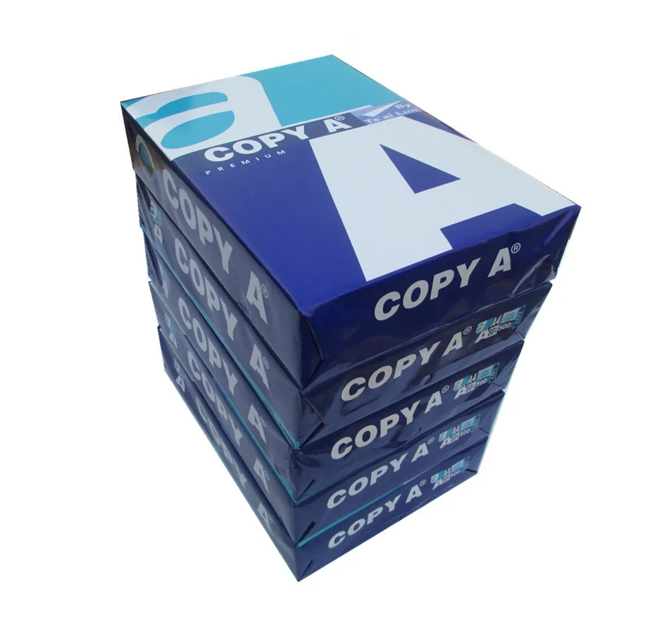 Wholesale Price A4 Sheet Size Copier A4 White Copy Paper 80 70 GSM Manufacturer Supplier