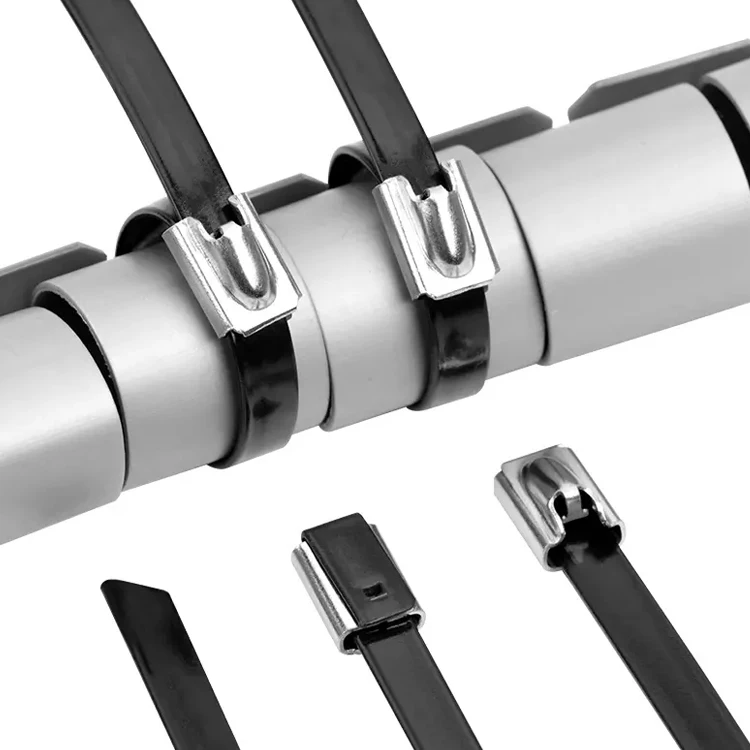 Ss 316 High Precision Pvc Coated Stainless Steel Cable Ties