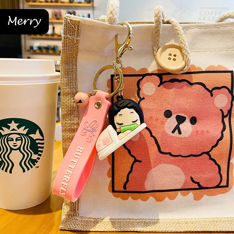 Verified Keychain Manufacturer Wholesale Transparent Acrylic Material Sword Anime Acrylic Demon Slayer Keychain