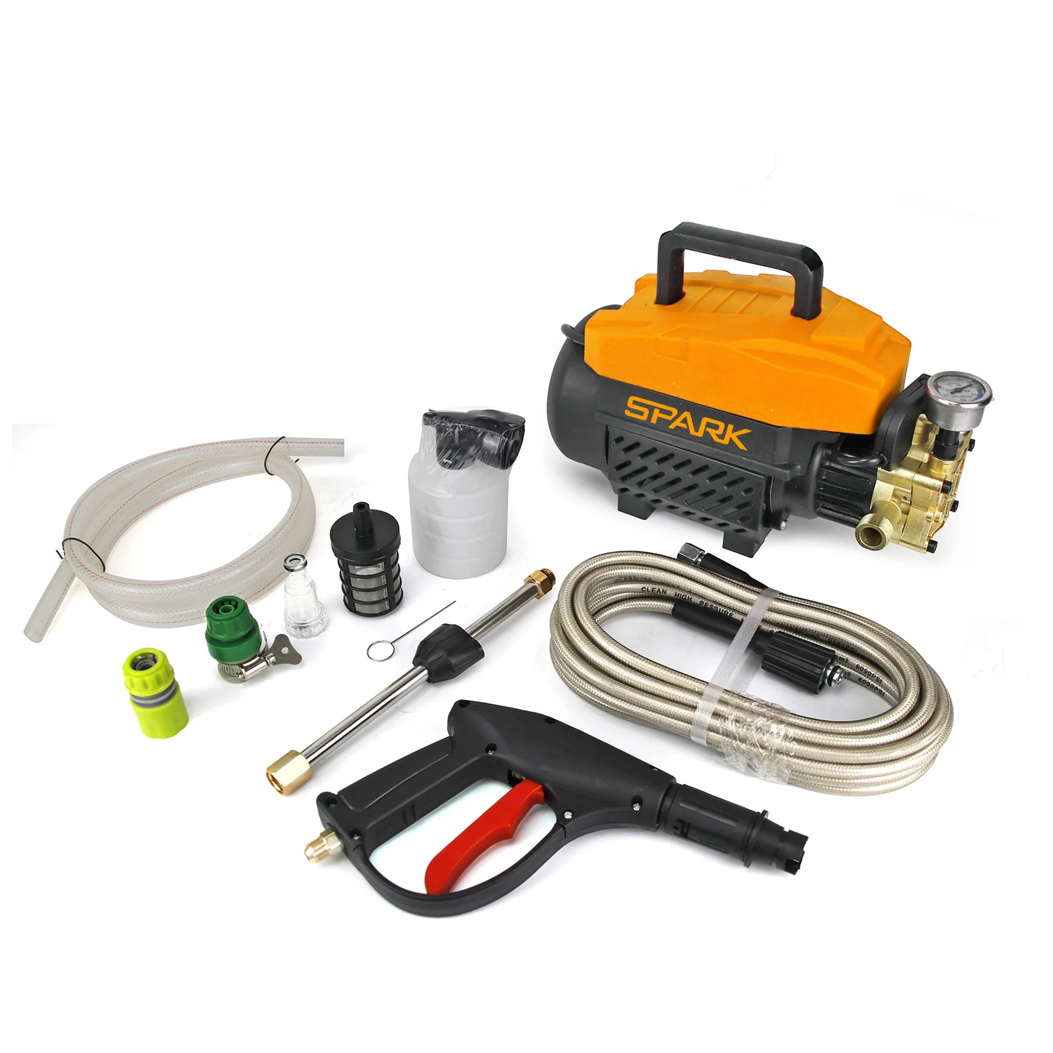 High quality 220V 6.7L/min high pressure washer machine household car wash machine high pressure