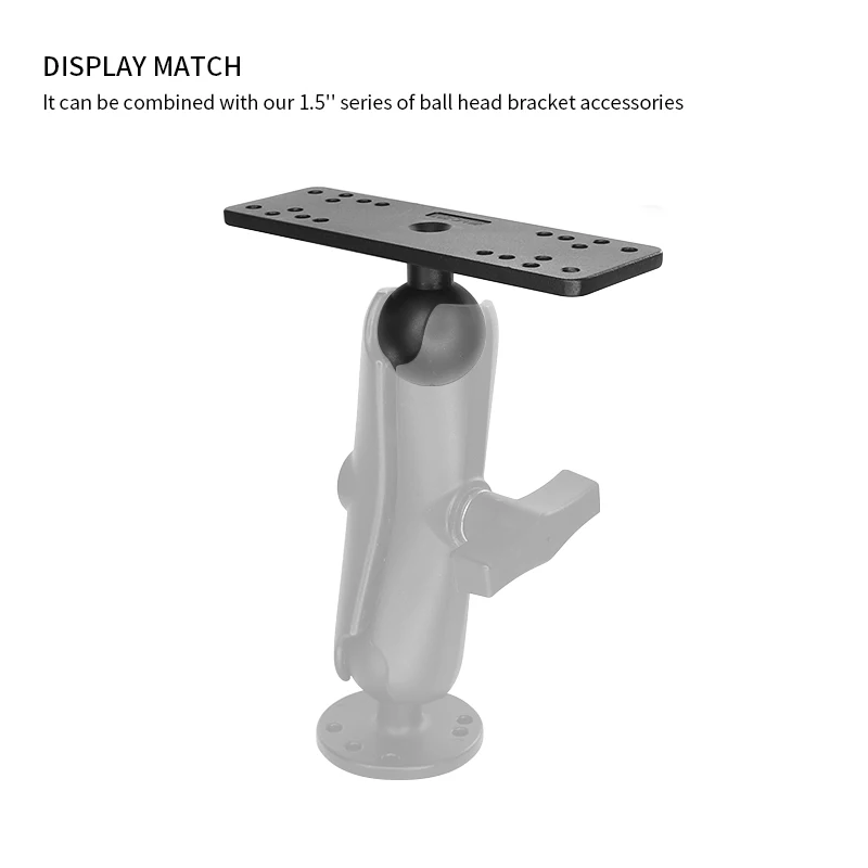 Universal Hole Bracket Kayak Fishfinder Fixed Support Porous Lowrance Fishfinder Mounts