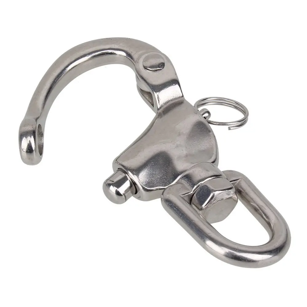 high quality grade 316 stainless steel snap shackles for paracord bracelets swivel snap shackles