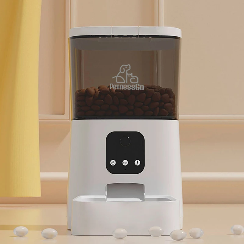 Factory Supply OEM 7L Pet Feeders for Pet Automatic Pet Dry Food Smart WiFi HD Camera