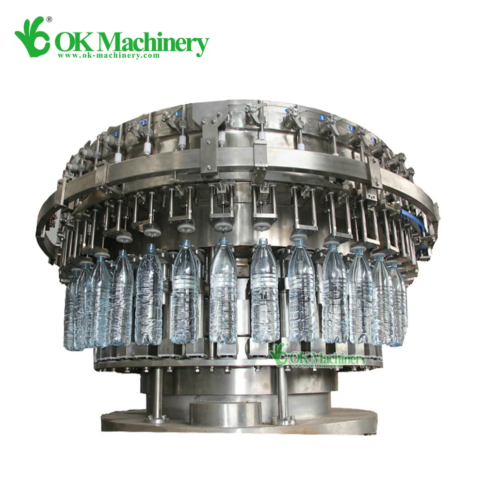 Automatic Complete 3 In 1 Pet Bottle Pure Mineral Water Liquid Filling Packaging Production Machinery Line Equipment On Sale