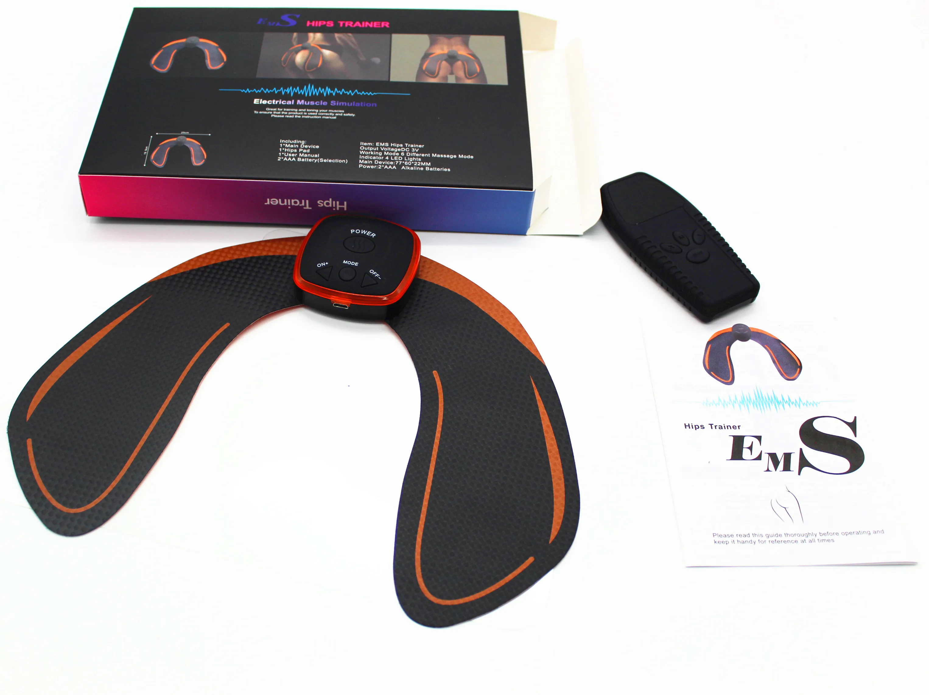 Unisex Popular exercise machine whole body fitness hips trainer for women/men with USB charge and remote control