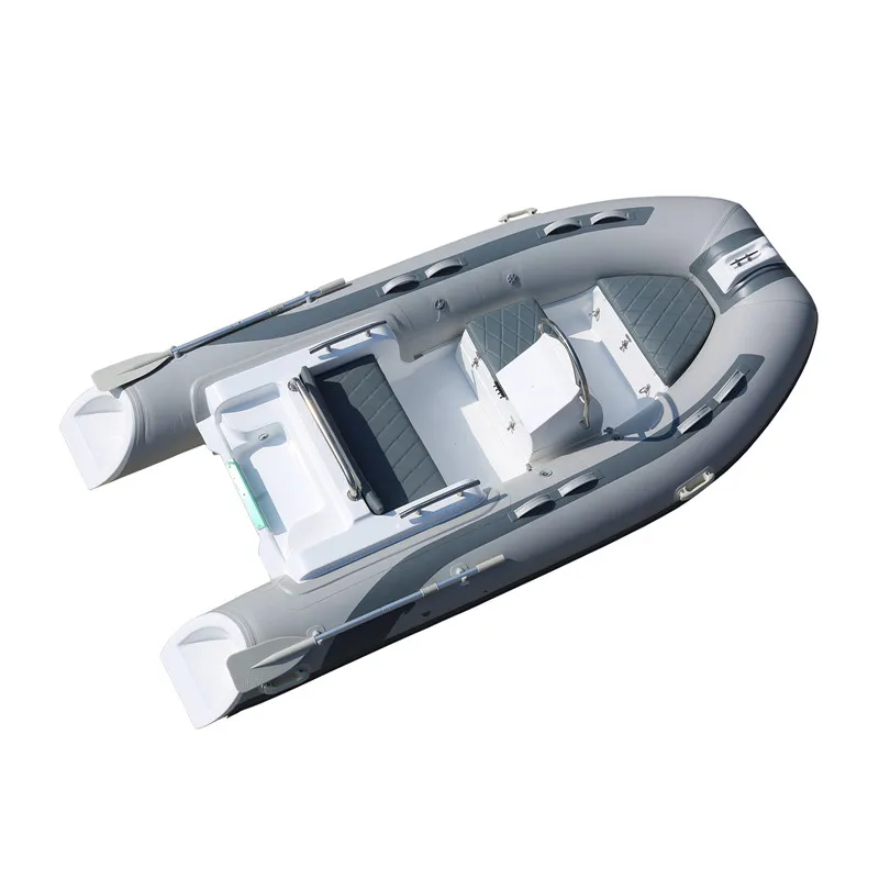 RIB boat 12 FT RIB360 inflatable boat rigid speed 3.6 m fiberglass hull yacht boat for leisure and fishing sports