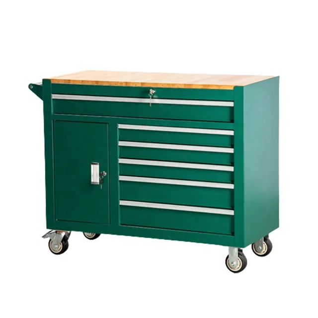 Steel garage cabinets tool chest workbench with drawers