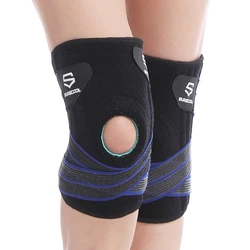 Comfortable Knee Brace With Adjustable Straps Sports Knee Brace Stabilizers for Meniscus Knee Pain
