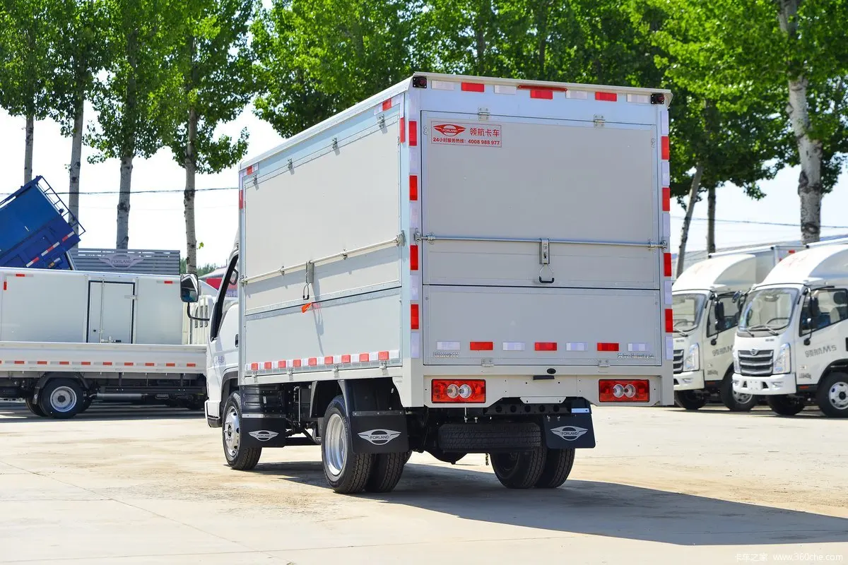 Factory Sale New Mini 2 Ton Box Truck Van Economical Food Delivery Cargo Truck with Attractive Cargo Box for Restaurants