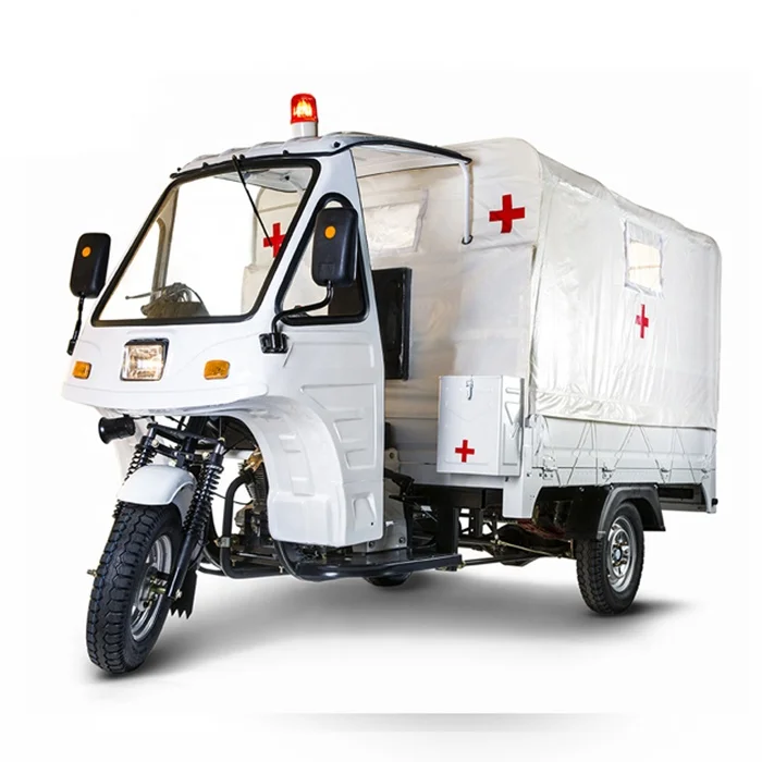 Special Use Cheap Simple Medical Treatment Ambulance Tricycle Three Wheel Motorcycle