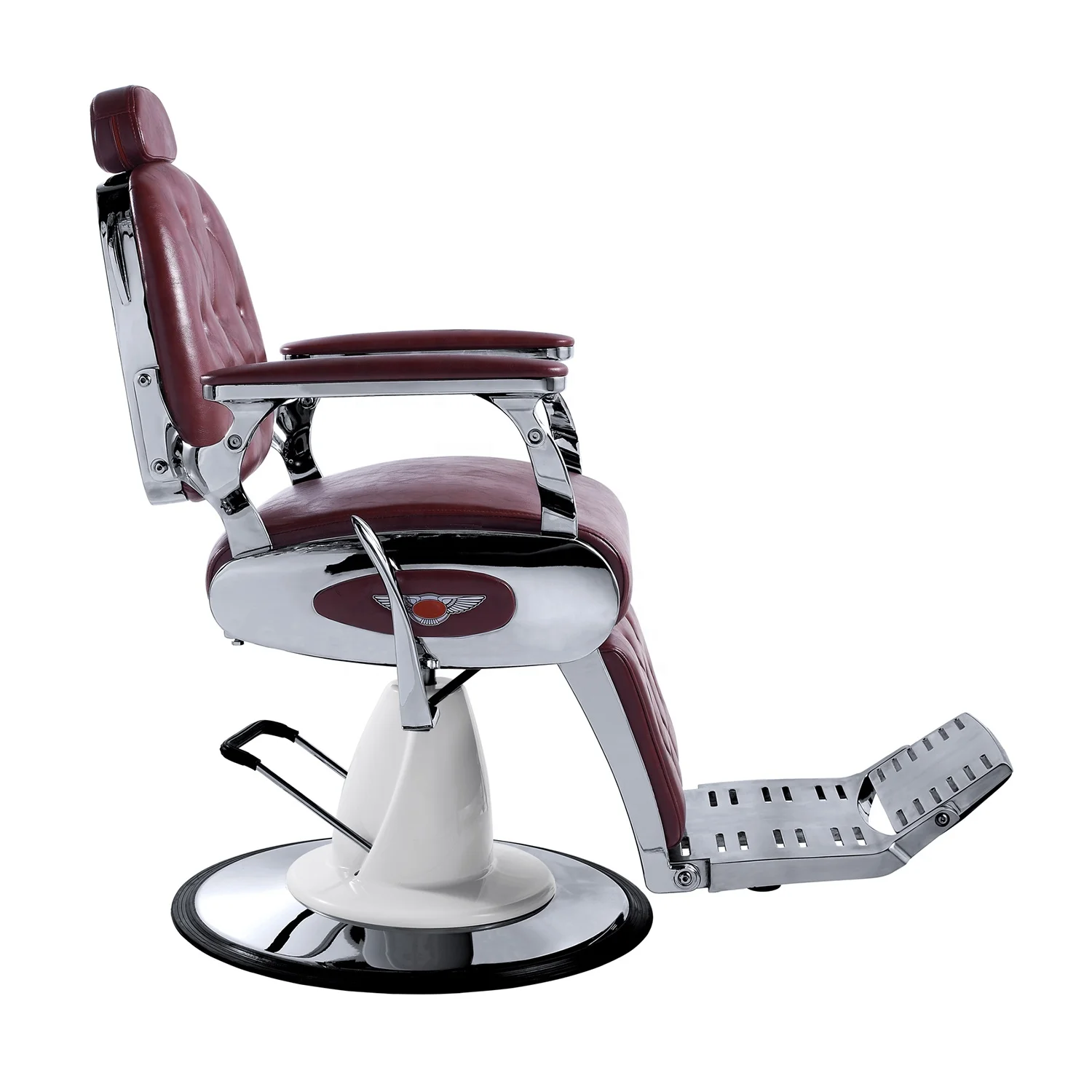DTY Factory custom barber chair reclining barber shop shaving chair Luxury high quality hair salon furniture barber shop